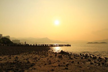 10 April 2011 the pier, the landscape of Wu Kai Sha, hk