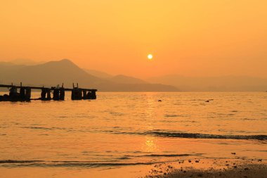10 April 2011 the pier, the landscape of Wu Kai Sha, hk