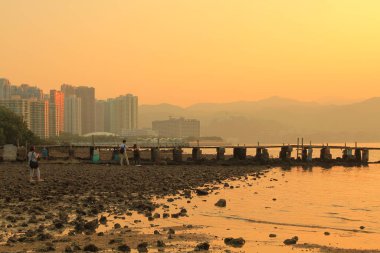 10 April 2011 the pier, the landscape of Wu Kai Sha, hk