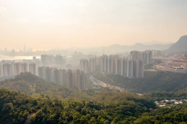 2022 May 5 viewpoint in Hong Kong city, the Air pollution