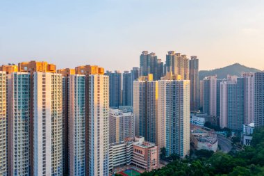 2022 May 5 View of Hong Kong buildings at Tseung Kwan O