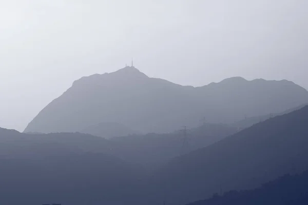 April 2011 Kowloon Peak Tallest Mountain Kowloon Area Hong Kong — Foto de Stock