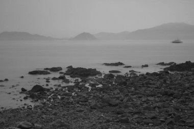 the rock beach, Port Shelter, sai kung 