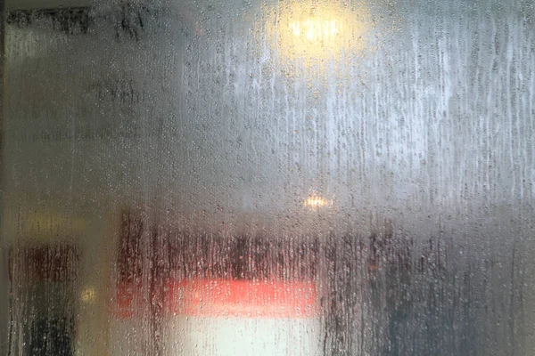 Water Drops Window Rain Glass — 스톡 사진
