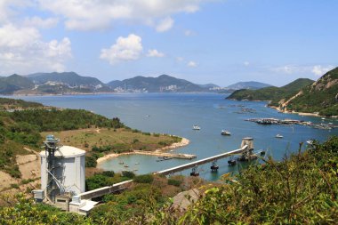 10 Mayıs 2011 geleneksel balık köyü, Pichic Körfezi, Hong Kong