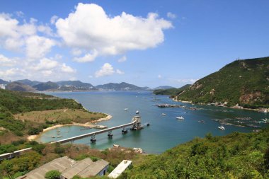 10 Mayıs 2011 geleneksel balık köyü, Pichic Körfezi, Hong Kong