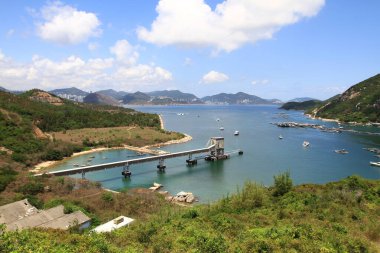 10 Mayıs 2011 geleneksel balık köyü, Pichic Körfezi, Hong Kong