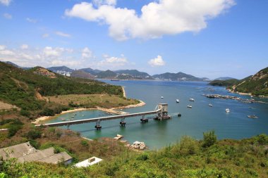 10 Mayıs 2011 geleneksel balık köyü, Pichic Körfezi, Hong Kong