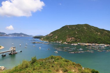 10 Mayıs 2011 geleneksel balık köyü, Pichic Körfezi, Hong Kong