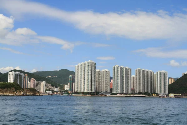 2011年5月10日鸭洲及香港仔的海岸线 — 图库照片