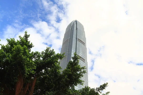 Mei 2011 Hongkong Wolkenkrabber Gebouw Skyline Dag Tijd Ochtend — Stockfoto