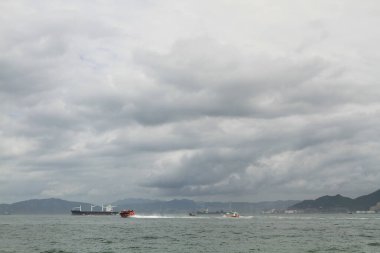 10 Mayıs 2011 Hong Kong iç limanı, Hong Kong limanı.