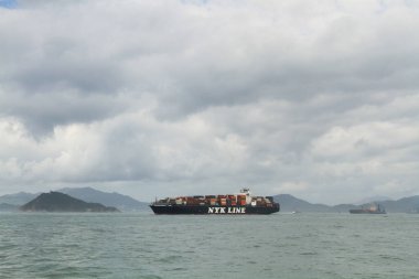 10 Mayıs 2011 Hong Kong iç limanı, Hong Kong limanı.