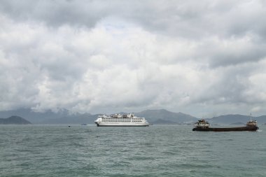 10 Mayıs 2011 Hong Kong iç limanı, Hong Kong limanı.