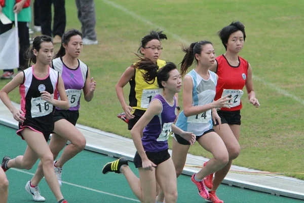 Corridore Pista Campo Sportivo Tseung Kwan Maggio 2011 — Foto Stock