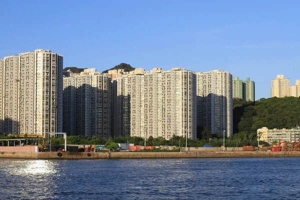 2011年6月20日香港观塘海岸线景观 — 图库照片