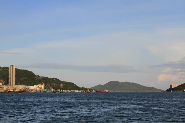 Haziran 2011 Hong Kong Adasının Kıyı Şeridi — Stok fotoğraf