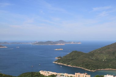 25 Haziran 2011 Yüksek hurda zirve yürüyüşü manzarası, Hong Kong 