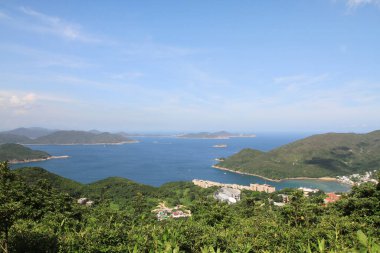 25 Haziran 2011 Yüksek hurda zirve yürüyüşü manzarası, Hong Kong 