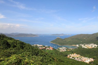 25 Haziran 2011 Yüksek hurda zirve yürüyüşü manzarası, Hong Kong 