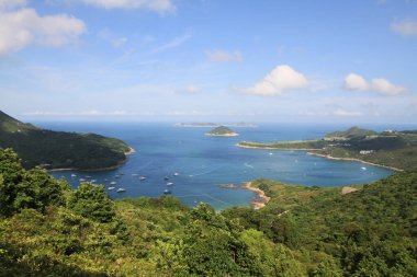 25 Haziran 2011 Yüksek hurda zirve yürüyüşü manzarası, Hong Kong 