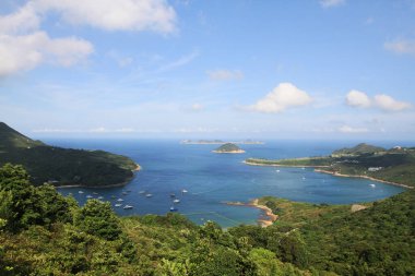 25 Haziran 2011 Yüksek hurda zirve yürüyüşü manzarası, Hong Kong 