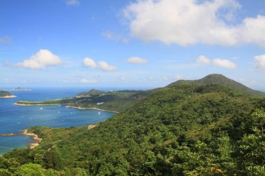 25 Haziran 2011 Yüksek hurda zirve yürüyüşü manzarası, Hong Kong 