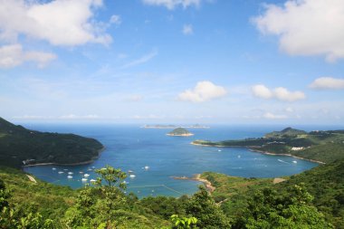 25 Haziran 2011 Yüksek hurda zirve yürüyüşü manzarası, Hong Kong 