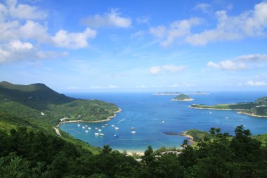 25 Haziran 2011 Yüksek hurda zirve yürüyüşü manzarası, Hong Kong 