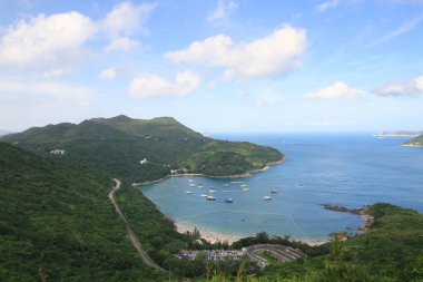 25 Haziran 2011 Yüksek hurda zirve yürüyüşü manzarası, Hong Kong 