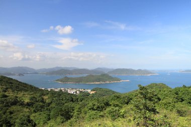 25 Haziran 2011 Yüksek hurda zirve yürüyüşü manzarası, Hong Kong 