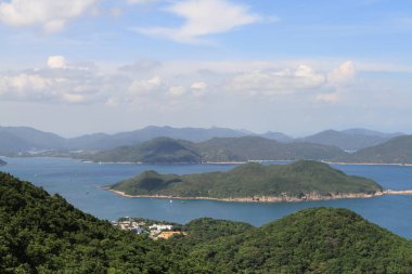 25 Haziran 2011 Yüksek hurda zirve yürüyüşü manzarası, Hong Kong 