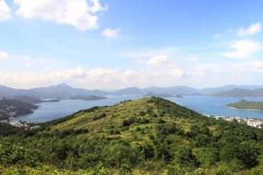 25 Haziran 2011 Yüksek hurda zirve yürüyüşü manzarası, Hong Kong 