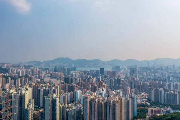 Μαΐου 2022 Χάσμα Του Sha Tin Pass Άποψη Του Kowloon — Φωτογραφία Αρχείου