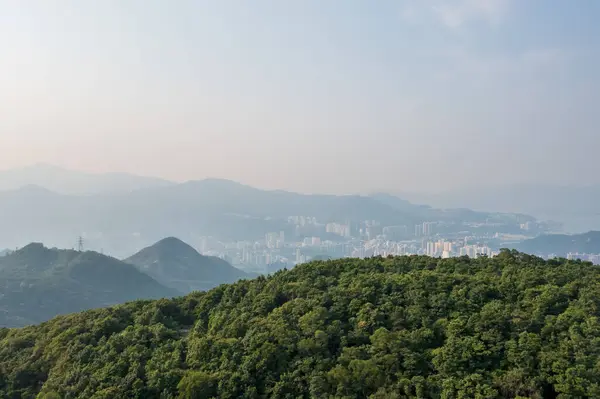 2022年5月8日香港九龙山顶景观 — 图库照片