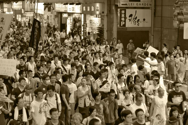 Июля 2011 Года Миллион Людей Улице — стоковое фото