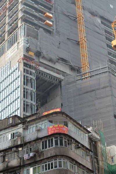 July 2011 Construction Building Hong Kong City — Stock Photo, Image