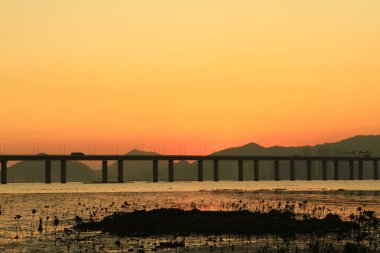 23 Temmuz 2011 gün batımı Chung Pak Nai, Sha Kong Village, hk