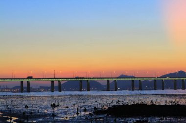 23 Temmuz 2011 gün batımı Chung Pak Nai, Sha Kong Village, hk