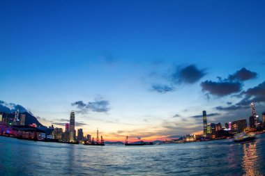 5 Ağustos 2011 Victoria Limanı, Wai Chai ve Hong Kong Merkez. 