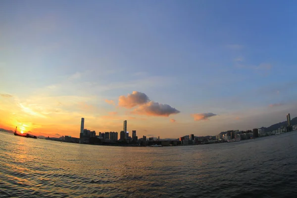 Sie 2011 Victoria Harbour Wai Chai Central Hong Kong — Zdjęcie stockowe