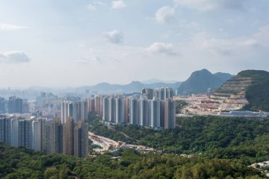 9 Mayıs 2022 Siyah tepe manzaralı Kowloon tarafından