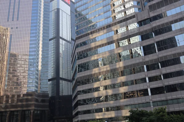 2022 Σεπτέμβριος Σύγχρονο Κτίριο Τοπίο Κτίριο Γραφείων Στο Χονγκ Κονγκ — Φωτογραφία Αρχείου