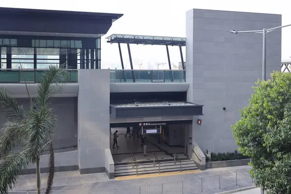 2022年9月23日 香港Mtr展示センター駅 — ストック写真