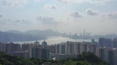 7 Mayıs 2022 Kowloon yarımadasındaki doğu Kowloon şehri.