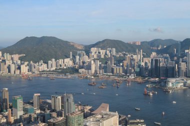 14 Ağustos 2011 Doğu Asya Gökdelen Şehir Günü Victoria Harbou