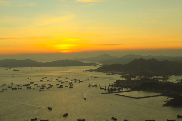 Aug 2011 Hong Kong Stonecutters Bridge Connect Stonecutters Island — 스톡 사진