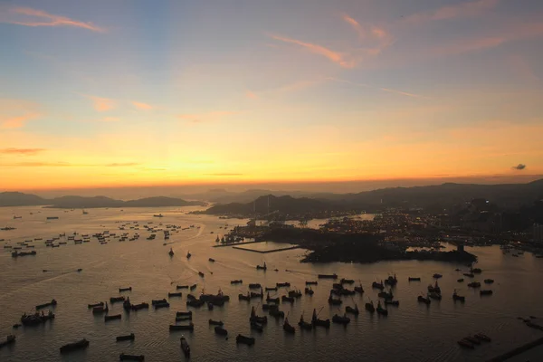 Aug 2011 Hong Kong Stonecutters Bridge Förbinder Stonecutters Island — Stockfoto