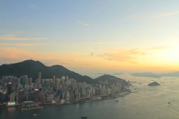 Aug 2011 Nyugati Oldalán Hong Kong Victoria Harbour — Stock Fotó