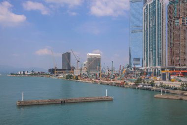 26 Eylül 2022 Batı Kowloon 'da yapım aşamasında.